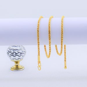 22K Gold Plated Unisex Rope Chain 3MM