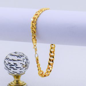 22K Gold Plated Luxury Cuban Curb Link Bracelet 6MM
