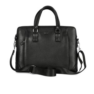 Envoy Classic Men’s Black Leather Messenger Bag