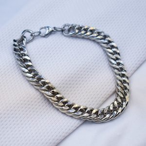 Franco Cuban 8MM Stainless Steel Mens Bracelet