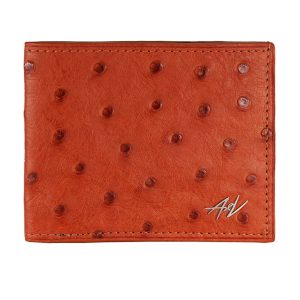 Wallet Ostrich Leather Fire Dance
